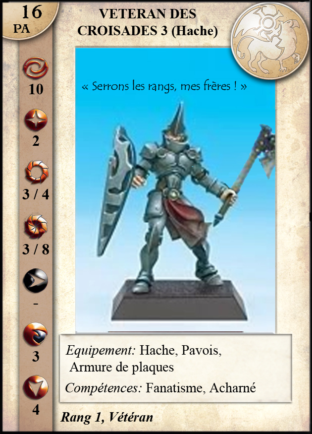 Vétéran des Croisades Griffon 3 (Hache)